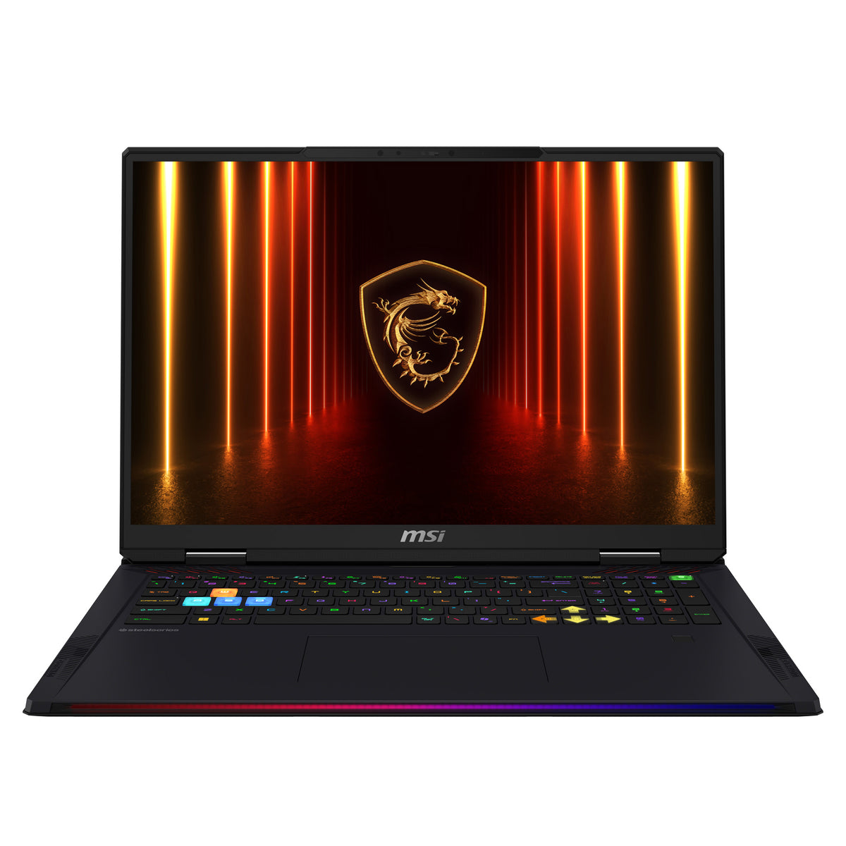 MSI Raider A18 HX A9WJG-258FR AMD Ryzen™ 9 9955HX3D Laptop 45,7 cm (18") UHD+ 64 GB DDR5-SDRAM 2 TB SSD NVIDIA GeForce RTX 5090 Wi-Fi 7 (802.11be) Windows 11 Pro Schwarz