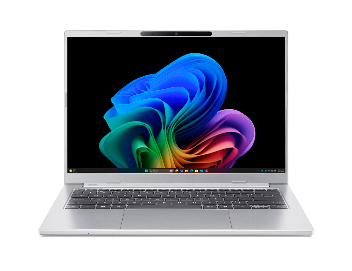 Acer Aspire 14 AI A14-I71M-75B3 Copilot+ PC Intel Core Ultra 7 355 Laptop 35,6 cm (14") WUXGA 16 GB LPDDR5x-SDRAM 512 GB SSD Wi-Fi 6E (802.11ax) Windows 11 Home Silber