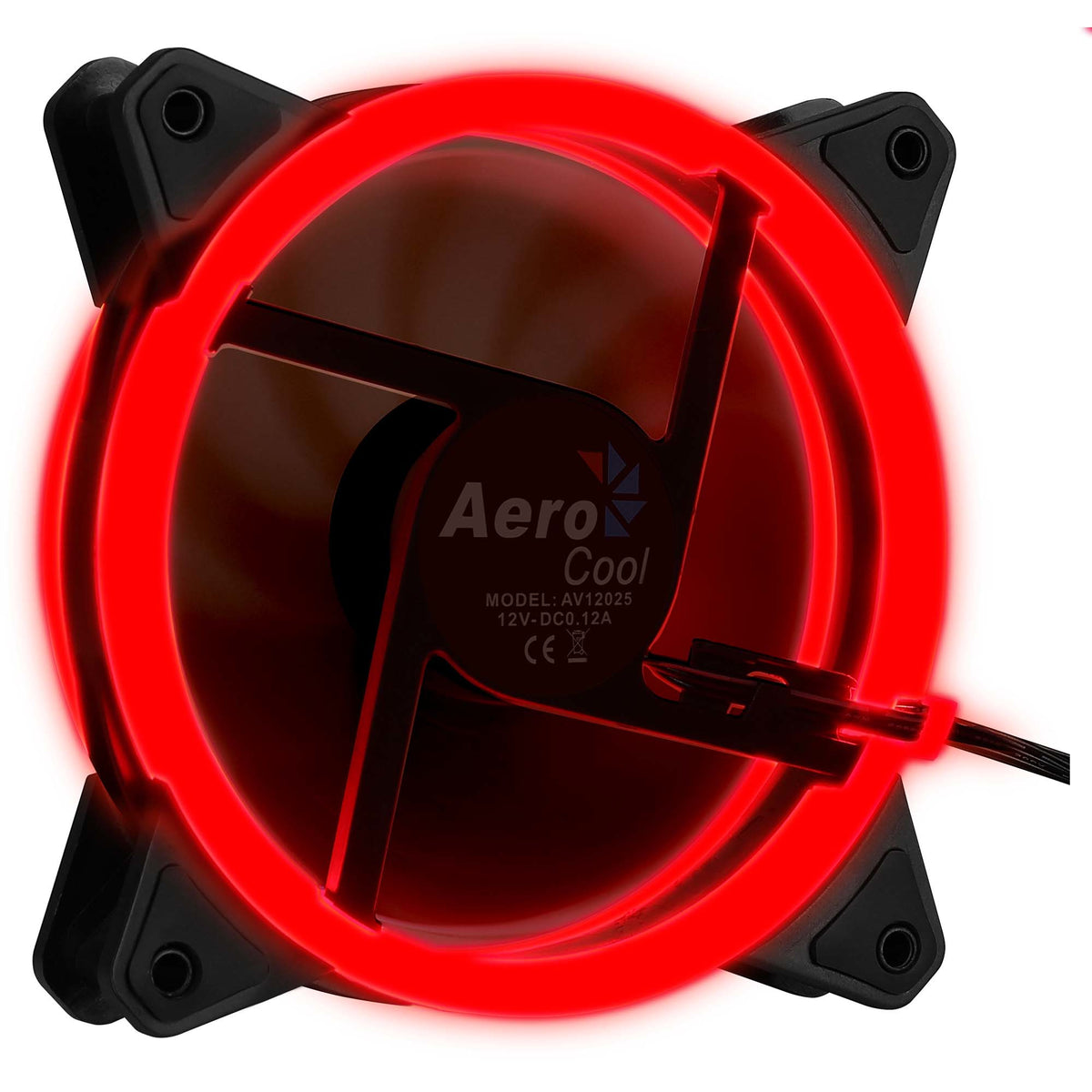 Aerocool Rev RGB Computergehäuse Ventilator 12 cm Schwarz