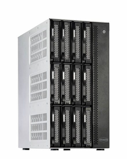 TerraMaster T12-500 Pro NAS Mini Tower Intel® Core™ i7 16 GB DDR5 0 TB Grau