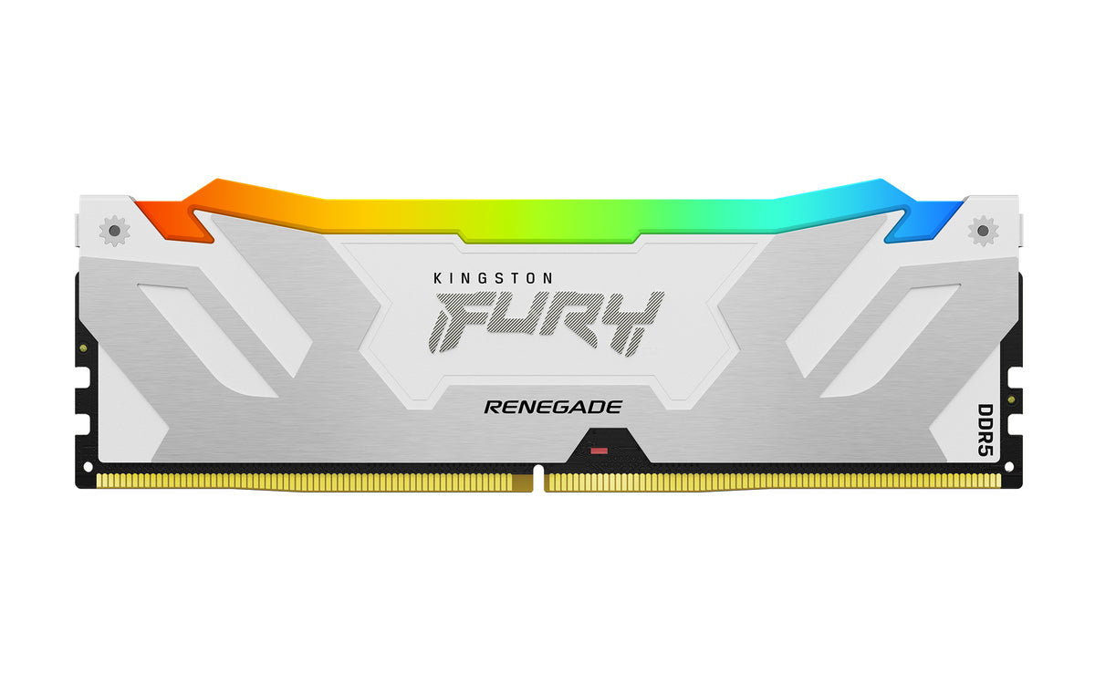Kingston Technology FURY 32GB 6400MT/s DDR5 CL32 DIMM (2er-Kits) Renegade RGB Weiß XMP
