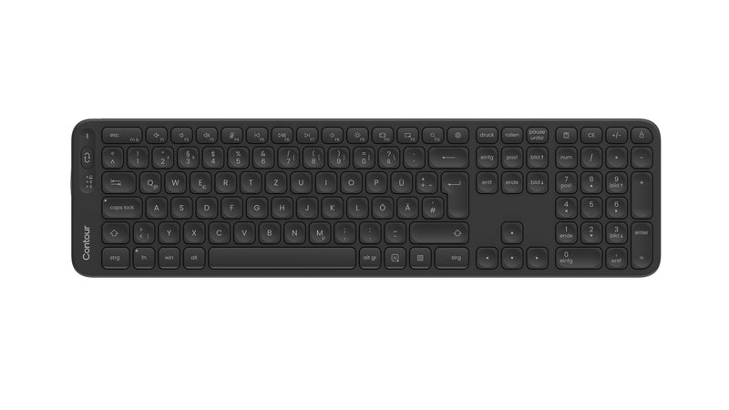 Contour Design Contour Balance Full-Size Keyboard kabellos, deutsches Layout (DE)