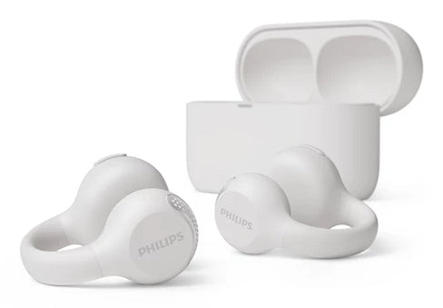 Philips 2000 series TAQ2000WT Kopfhörer True Wireless Stereo (TWS) Ohr-Clip, Offene Ohren Anrufe/Musik Bluetooth Weiß