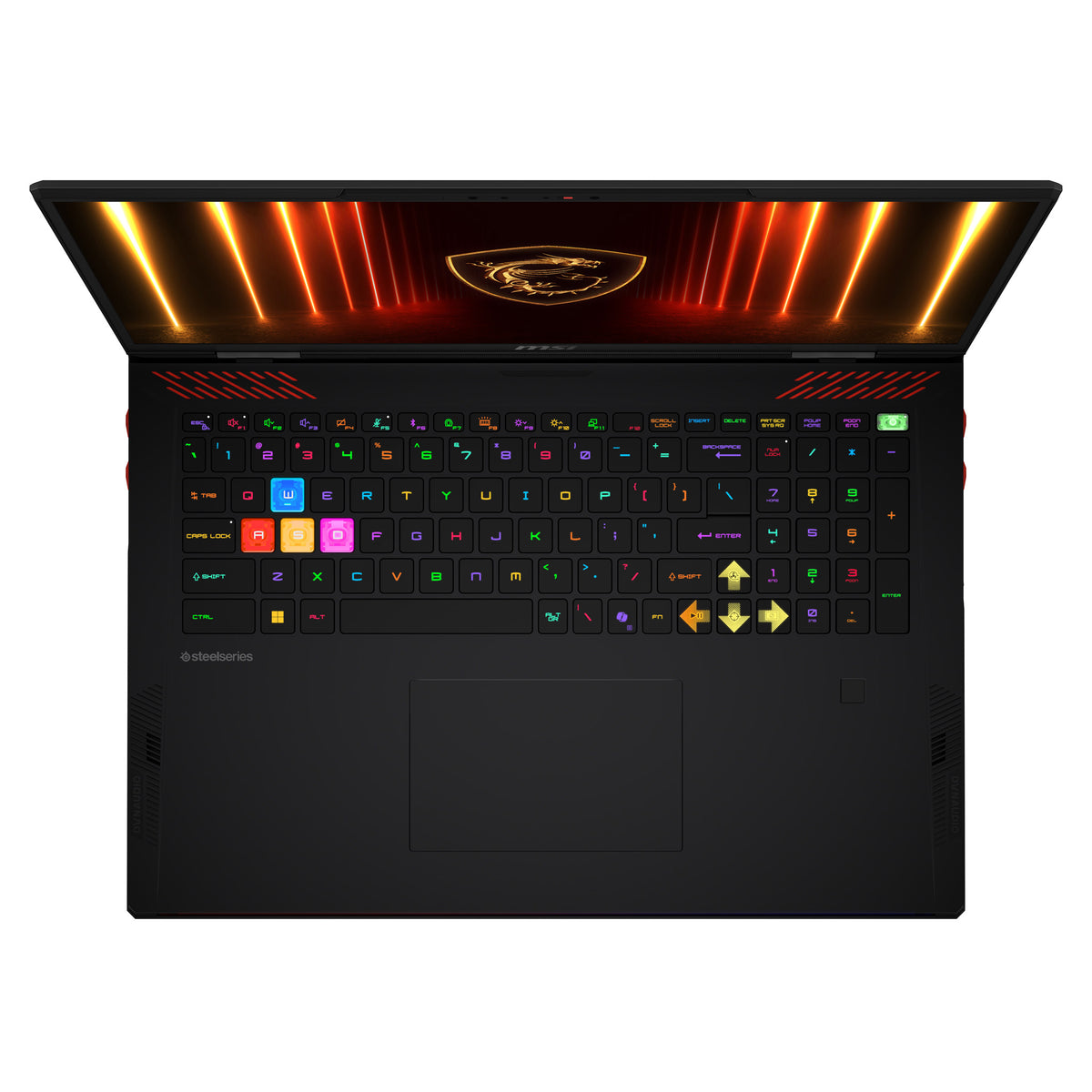 MSI Raider 18 HX AI A2XWJG NVIDIA GeForce Intel Core Ultra 9 285HX Laptop 45,7 cm (18") UHD+ 64 GB DDR5-SDRAM 4 TB SSD NVIDIA GeForce RTX 5090 Wi-Fi 7 (802.11be) Windows 11 Pro Schwarz