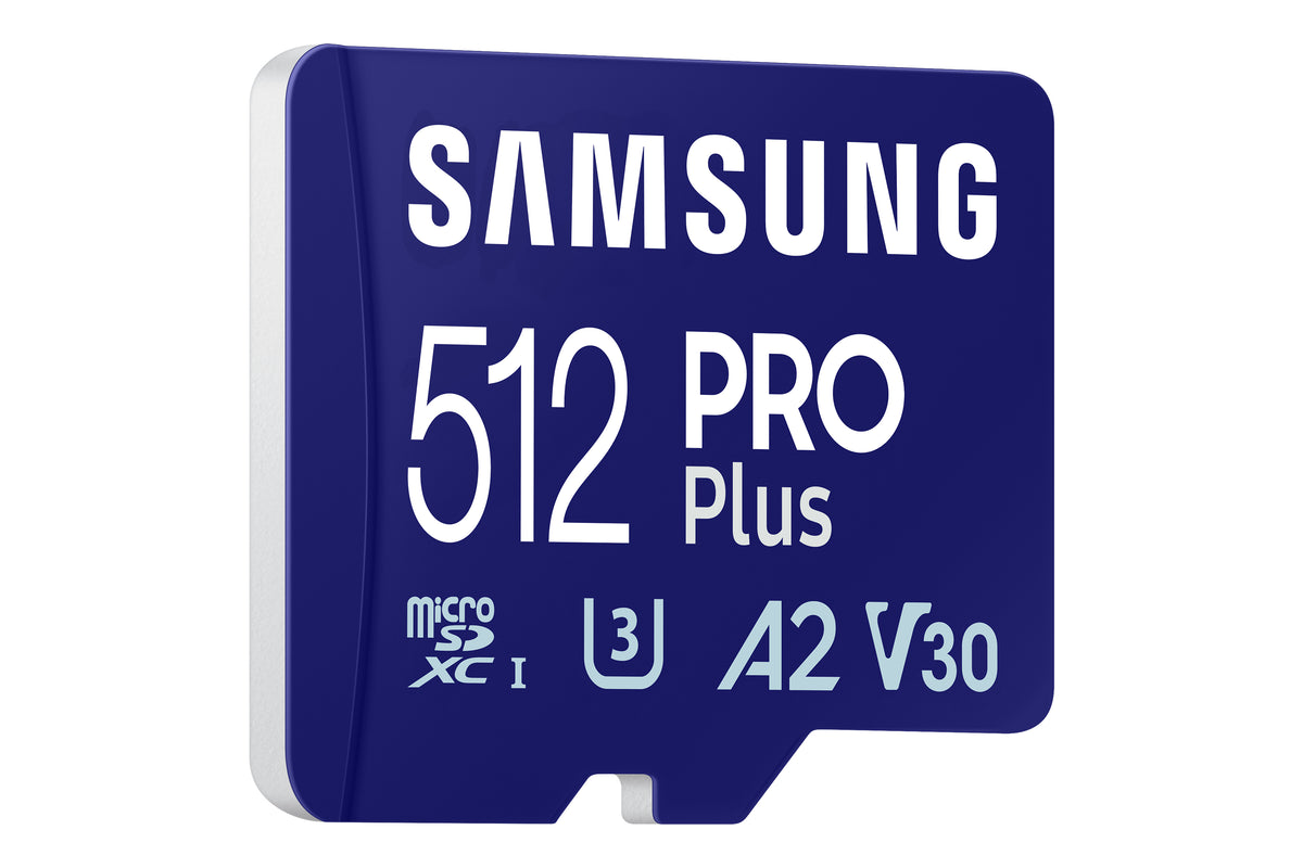 Samsung PRO Plus microSD-Speicherkarte (2023) (inkl. SD Adapter) - 512 GB