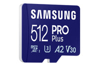 Samsung PRO Plus microSD-Speicherkarte (2023) (inkl. SD Adapter) - 512 GB