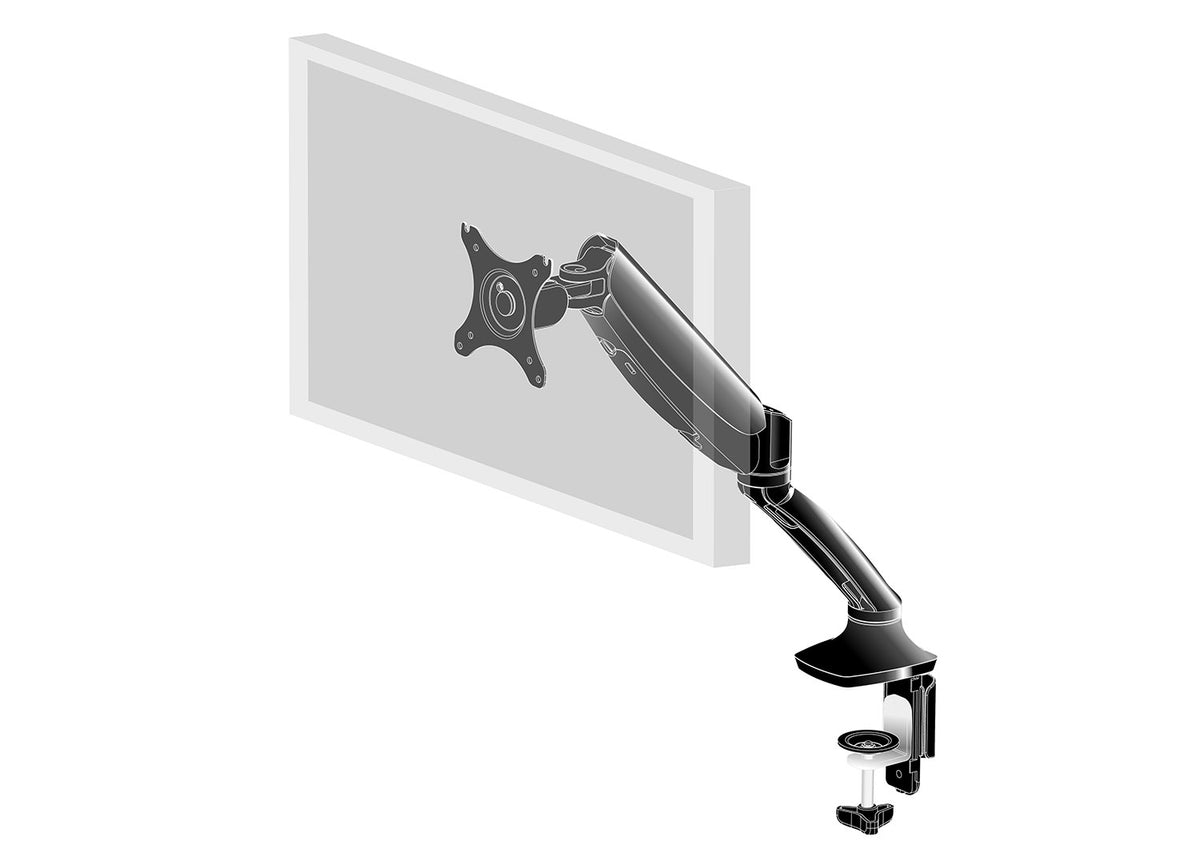 iiyama DS3001C-B1 Flachbildschirm-Tischhalterung 68,6 cm (27") Tisch/Bank Schwarz