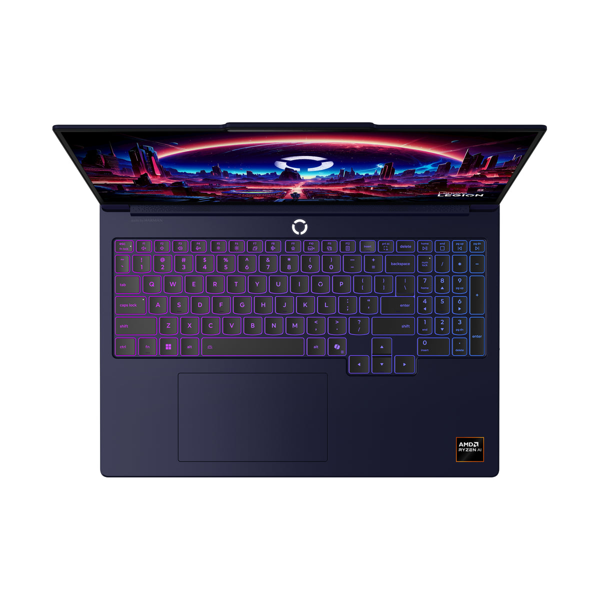 Lenovo Legion 7 16AGP11 AMD Ryzen AI 9 HX 470 Ordinateur portable 40,6 cm (16") WQXGA 32 Go LPDDR5x-SDRAM 1 To SSD NVIDIA GeForce RTX 5060 Wi-Fi 7 (802.11be) Windows 11 Home Allemand