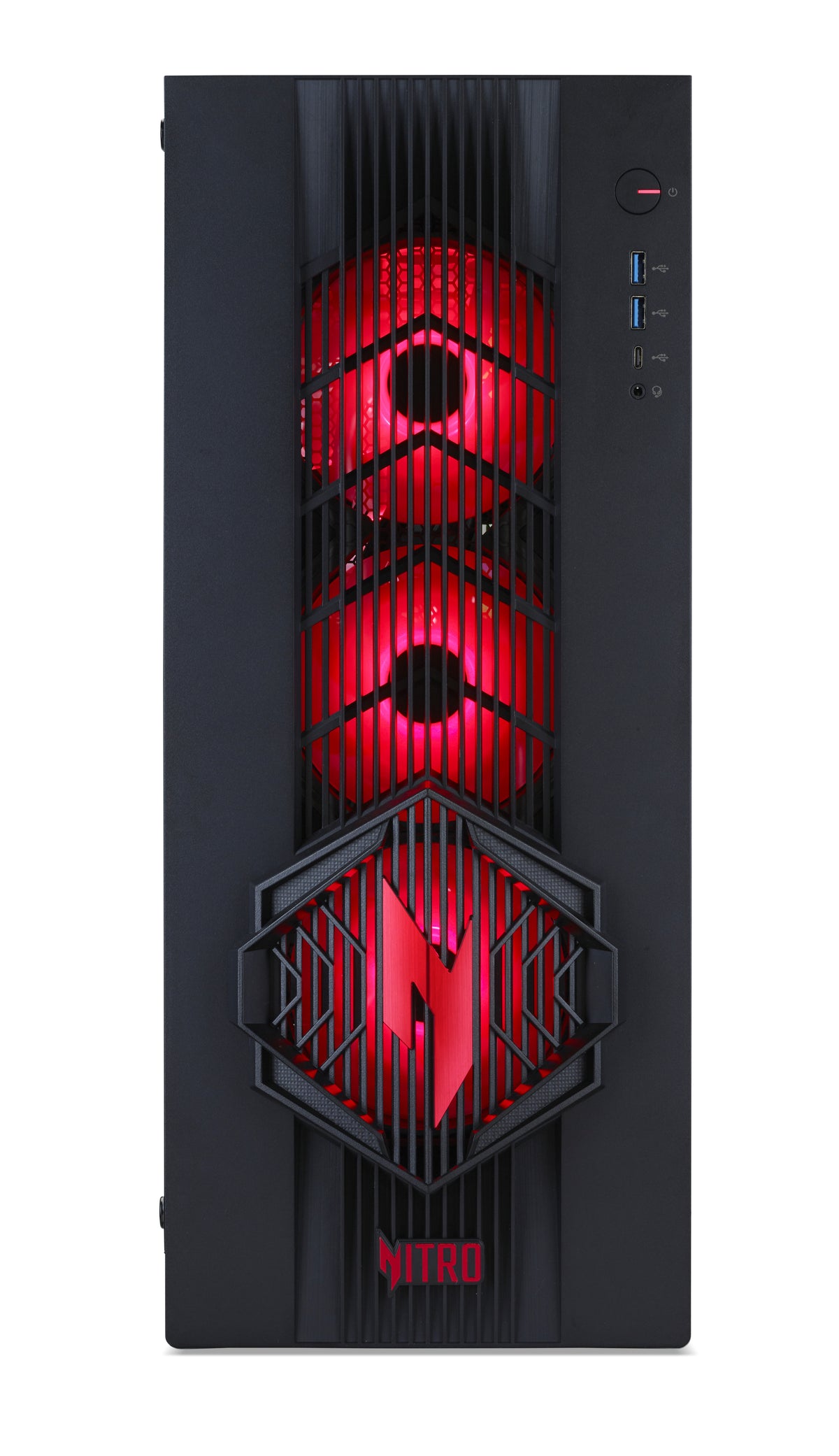 Acer NITRO 70 AMD AMD Ryzen™ 7 9800X3D 32 GB DDR5-SDRAM 1 TB SSD NVIDIA GeForce RTX 5070 Windows 11 Home Tower PC Schwarz