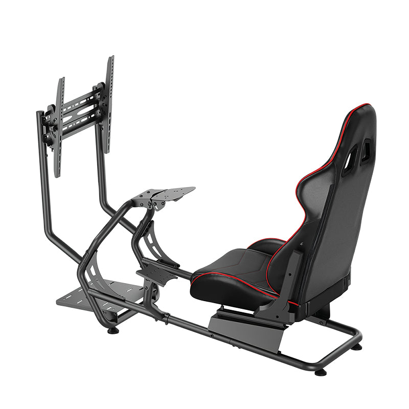 LogiLink EO0065 Videospiel-Stuhl Universal-Gamingstuhl Schalensitz Schwarz, Rot