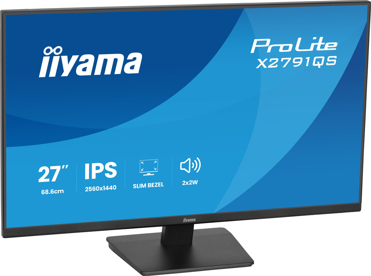 iiyama ProLite X2791QS-B1 Computerbildschirm 68,6 cm (27") 2560 x 1440 Pixel Quad HD LED Schwarz