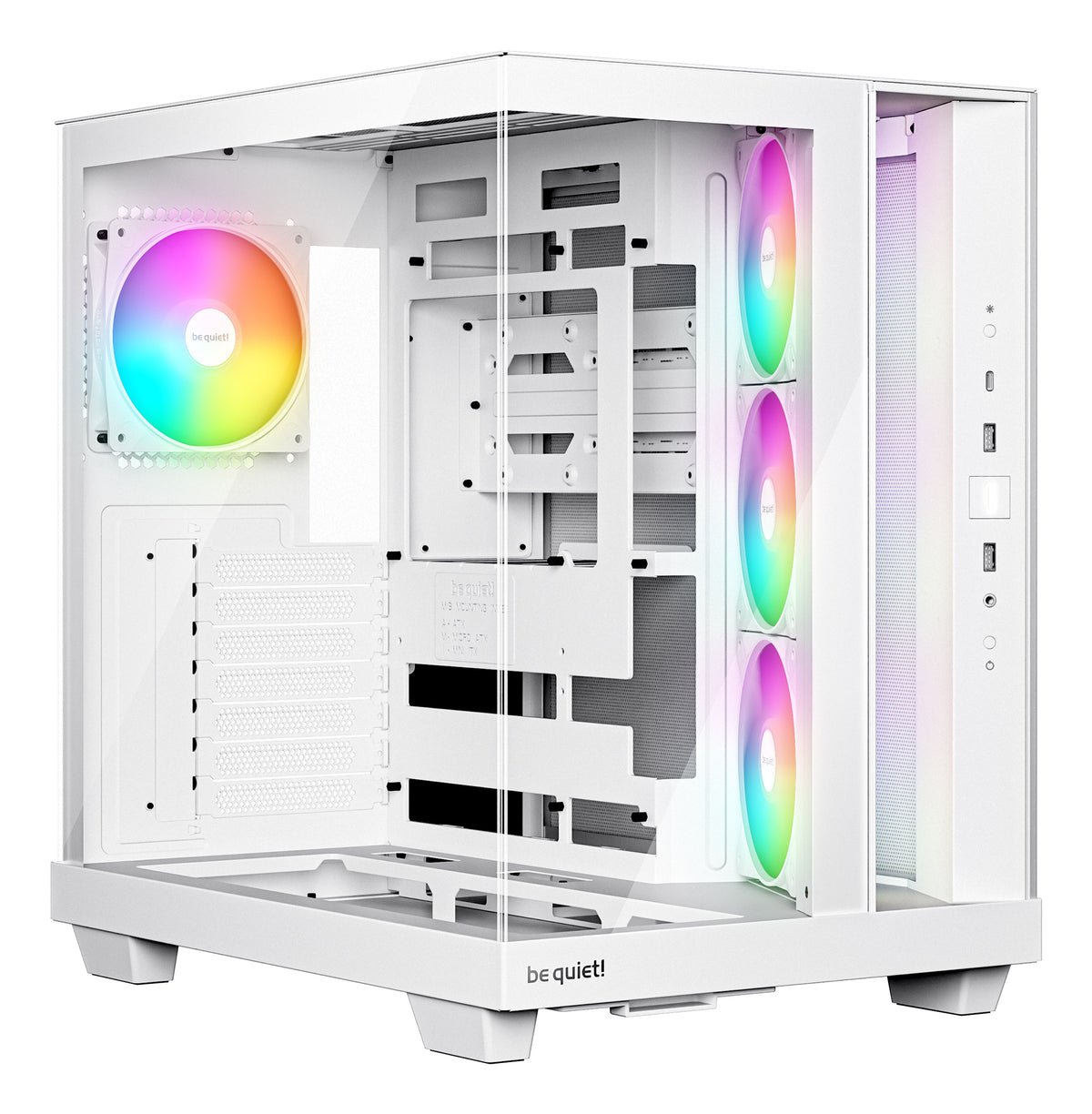 be quiet! Light Base 500 LX White Midi Tower Weiß
