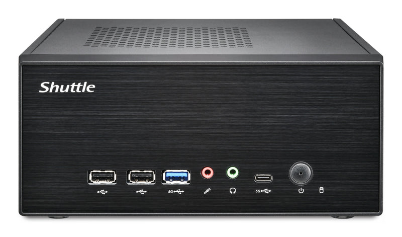 Shuttle XPC slim Barebone XB860G2 - S1851, Intel H860, 1xDP, 2xHDMI, 2 PCIe Slots (1x 16X & 1x X1), 2x Intel LAN (1G + 2.5G), 8x USB, 3x M.2, 24/7 Dauerbetrieb