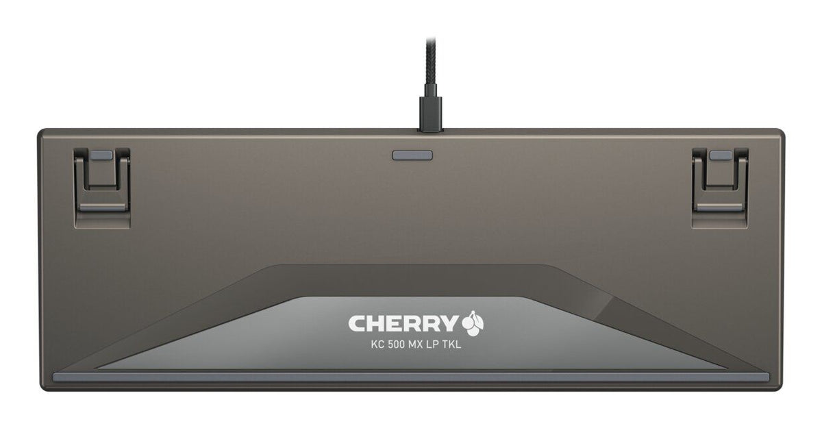 CHERRY KC 500 MX LP TKL Tastatur Heimbüro USB QWERTZ Deutsch Grau