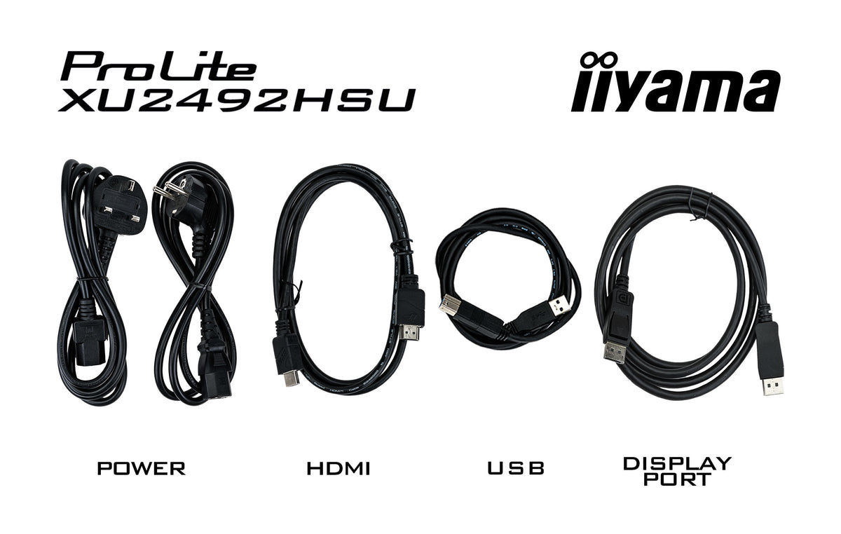 iiyama ProLite XU2492HSU-B6 Computerbildschirm 60,5 cm (23.8") 1920 x 1080 Pixel Full HD LED Schwarz