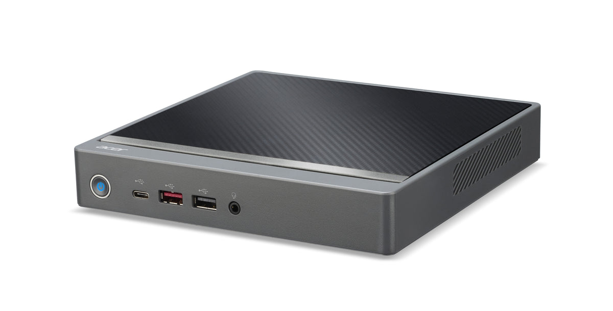 Acer Veriton 2000 Mini N2595GT Intel Core 3 100U 8 GB DDR5-SDRAM 256 GB SSD Windows 11 Pro Mini PC Mini-PC Schwarz