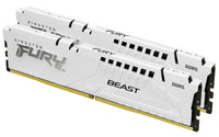 Kingston Technology FURY Beast 32GB 5200MT/s DDR5 CL40 DIMM (2er-Kit) White XMP
