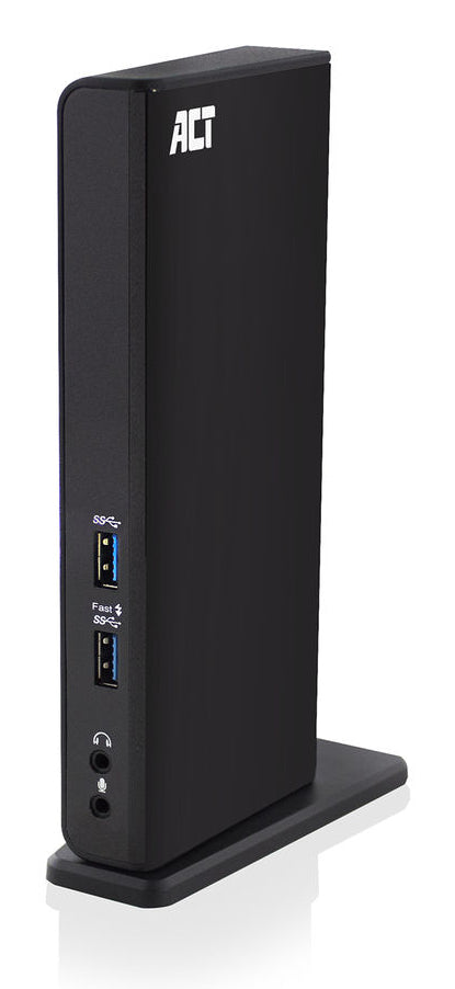 ACT Universelle USB-C- oder USB-A-Dockingstation, für 2 HDMI-Monitore, DisplayLink
