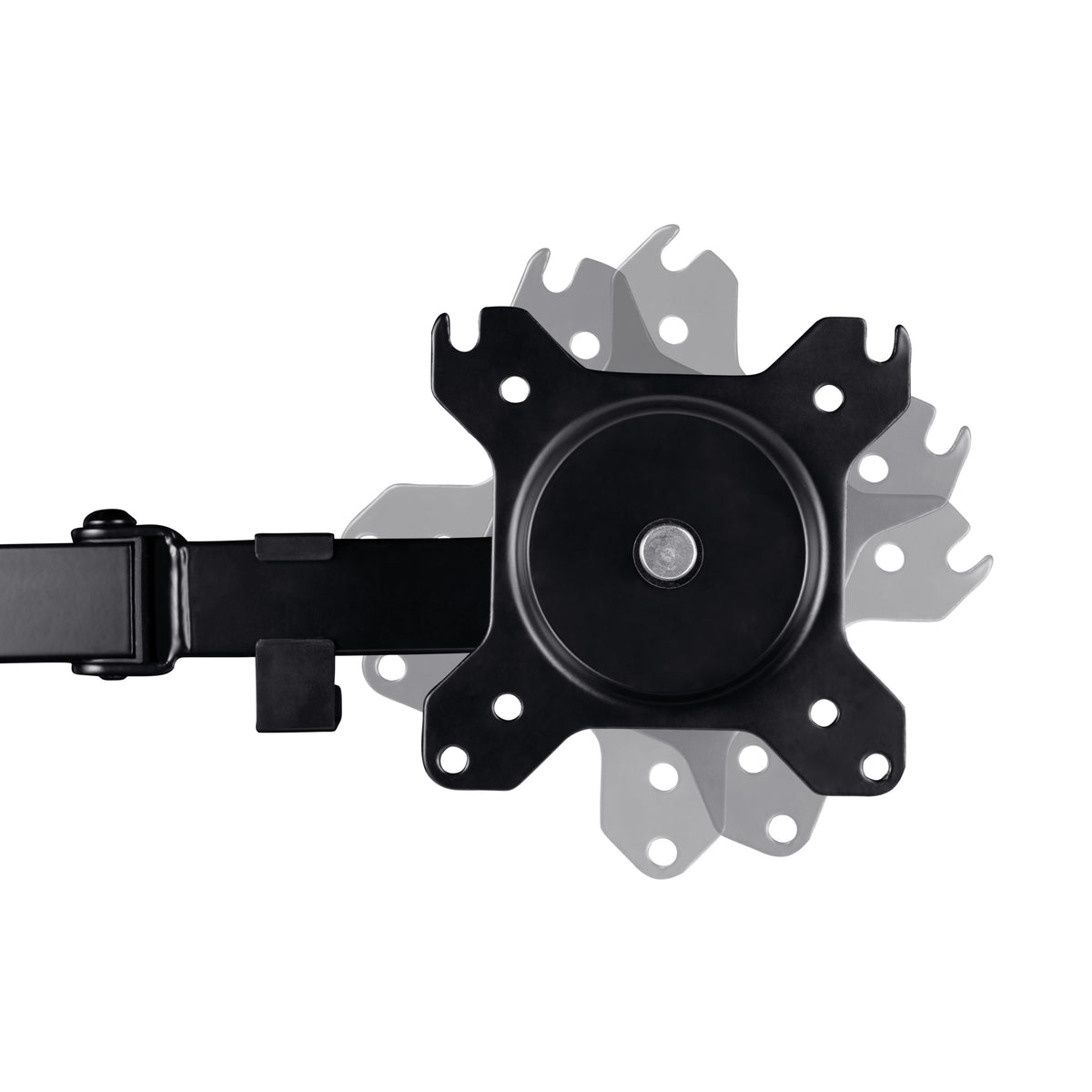 Trust GXT 1120 Mara Dual Monitor Arm 81,3 cm (32") Tisch/Bank Schwarz