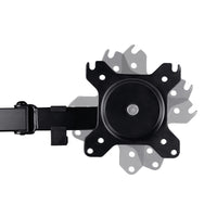 Trust GXT 1120 Mara Dual Monitor Arm 81,3 cm (32") Tisch/Bank Schwarz
