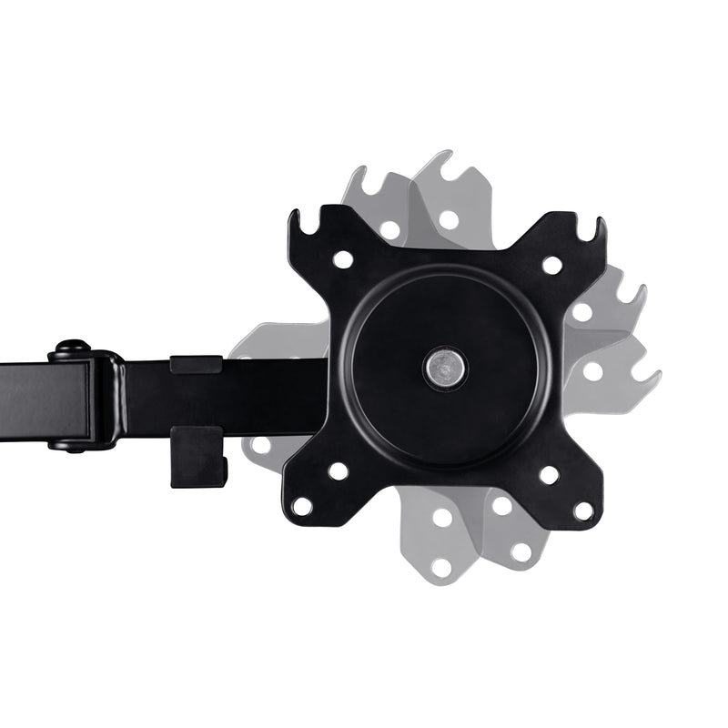 Trust GXT 1120 Mara Dual Monitor Arm 81,3 cm (32") Tisch/Bank Schwarz