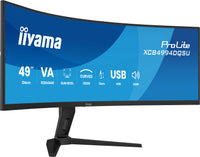 iiyama ProLite XCB4994DQSU-B1 Écran d'ordinateur 124,5 cm (49") 5120 x 1440 pixels Dual QHD LCD Noir