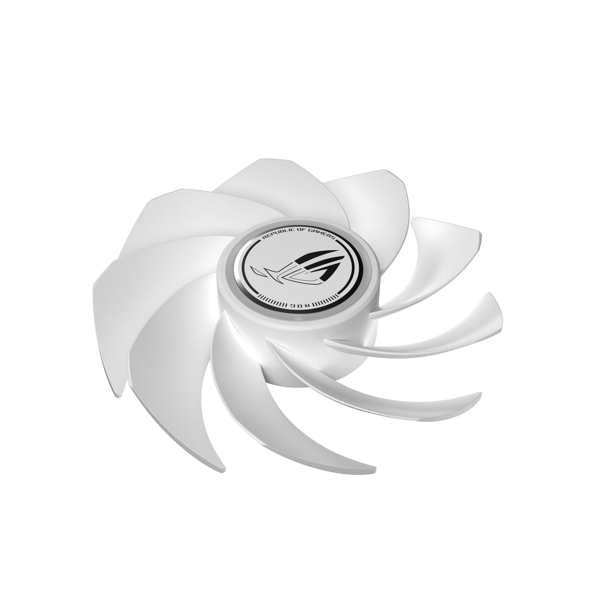 ASUS ROG Eurux GR120 ARGB Reverse Fan White Edition - Single Pack Computergehäuse Ventilator 12 cm Weiß 1 Stück(e)