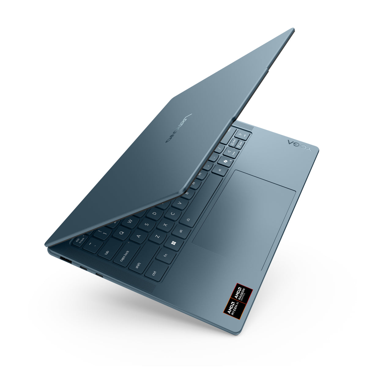 Lenovo Yoga Slim 7 14AKP10 Copilot+ PC AMD Ryzen AI 7 350 Ordinateur portable 35,6 cm (14") 2.8K 16 Go LPDDR5-SDRAM 512 Go SSD Wi-Fi 7 (802.11be) Windows 11 Home Turquoise Allemand