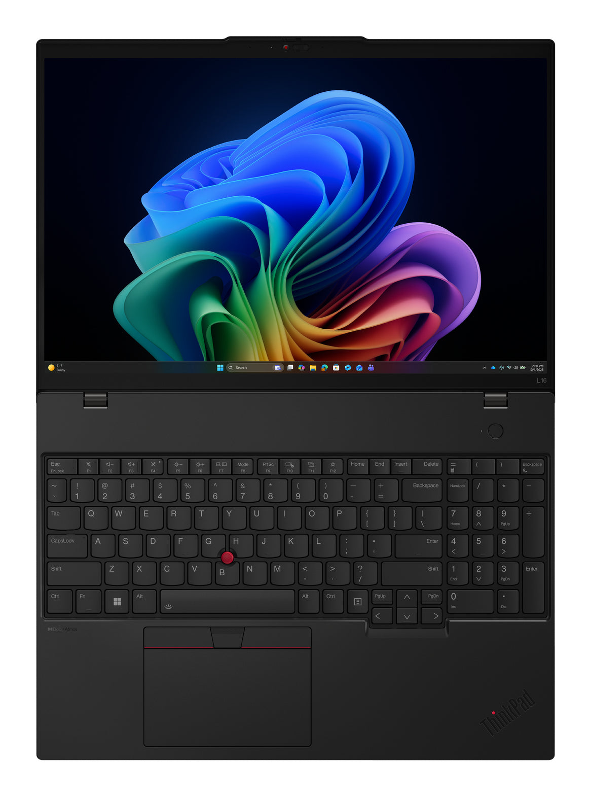 Lenovo ThinkPad L16 Gen 3 (AMD) Copilot+ PC AMD Ryzen AI 5 430 Laptop 40,6 cm (16") WUXGA 16 GB DDR5-SDRAM 512 GB SSD Wi-Fi 7 (802.11be) Windows 11 Pro Schweiz Schwarz