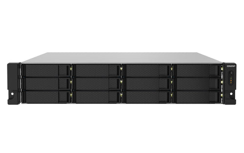 QNAP TS-1232PXU-RP NAS Rack (2U) Annapurna Labs AL324 4 GB DDR4 0 TB QNAP QTS Schwarz