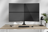 Neomounts DS60-600BL2-2 Quadruple-Monitorarm für vier Bildschirme 10-32"