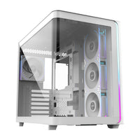 FSP M580-WP Plus Gehäuse Midi Tower mITX, mATX Weiß ARGB