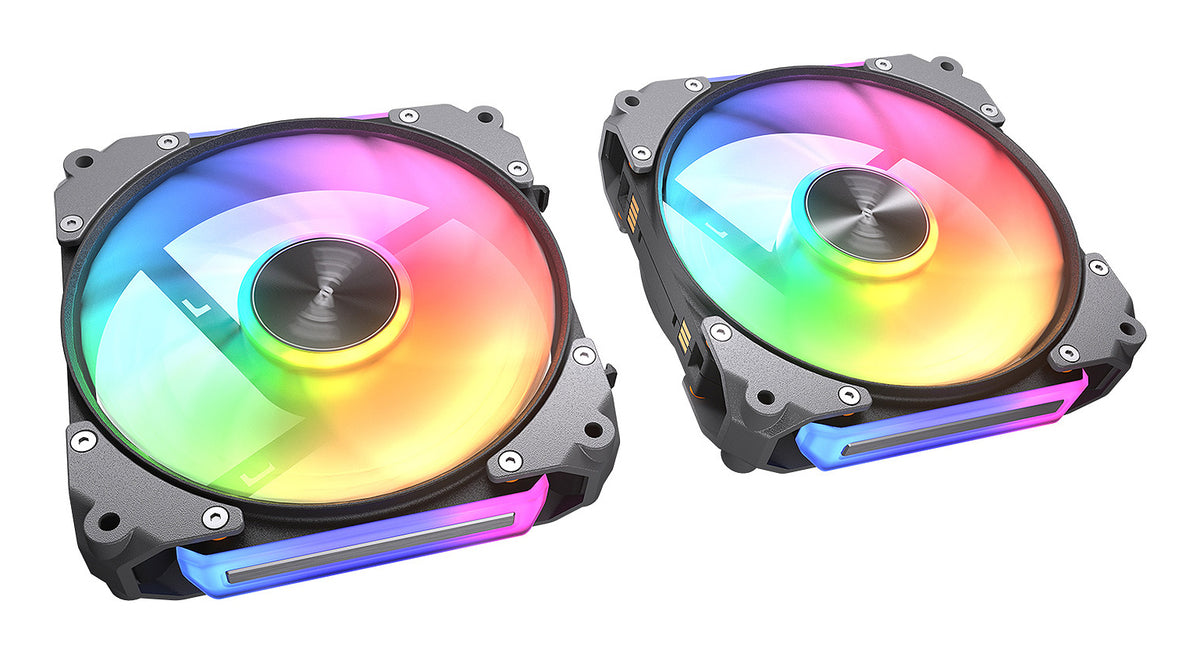 Ventilateur de boîtier COUGAR Apolar 120 ARGB, noir (pack de 3)