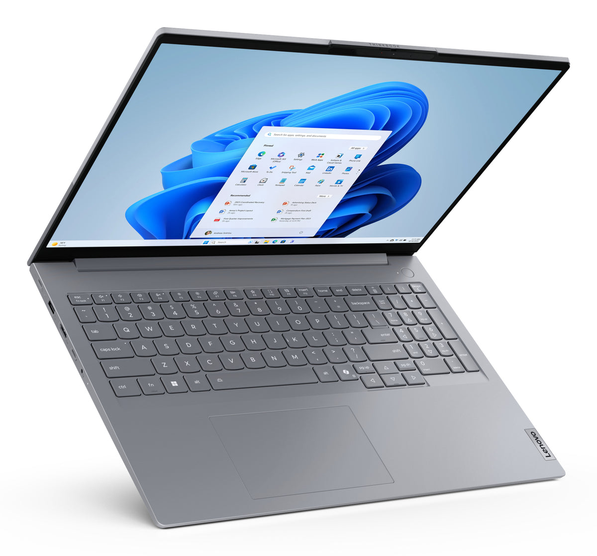Lenovo ThinkBook 16 G8 IRL Intel® Core™ i5 i5-13420H Laptop 40,6 cm (16") WUXGA 16 GB DDR5-SDRAM 512 GB SSD Wi-Fi 6 (802.11ax) Windows 11 Pro Grau Englisch