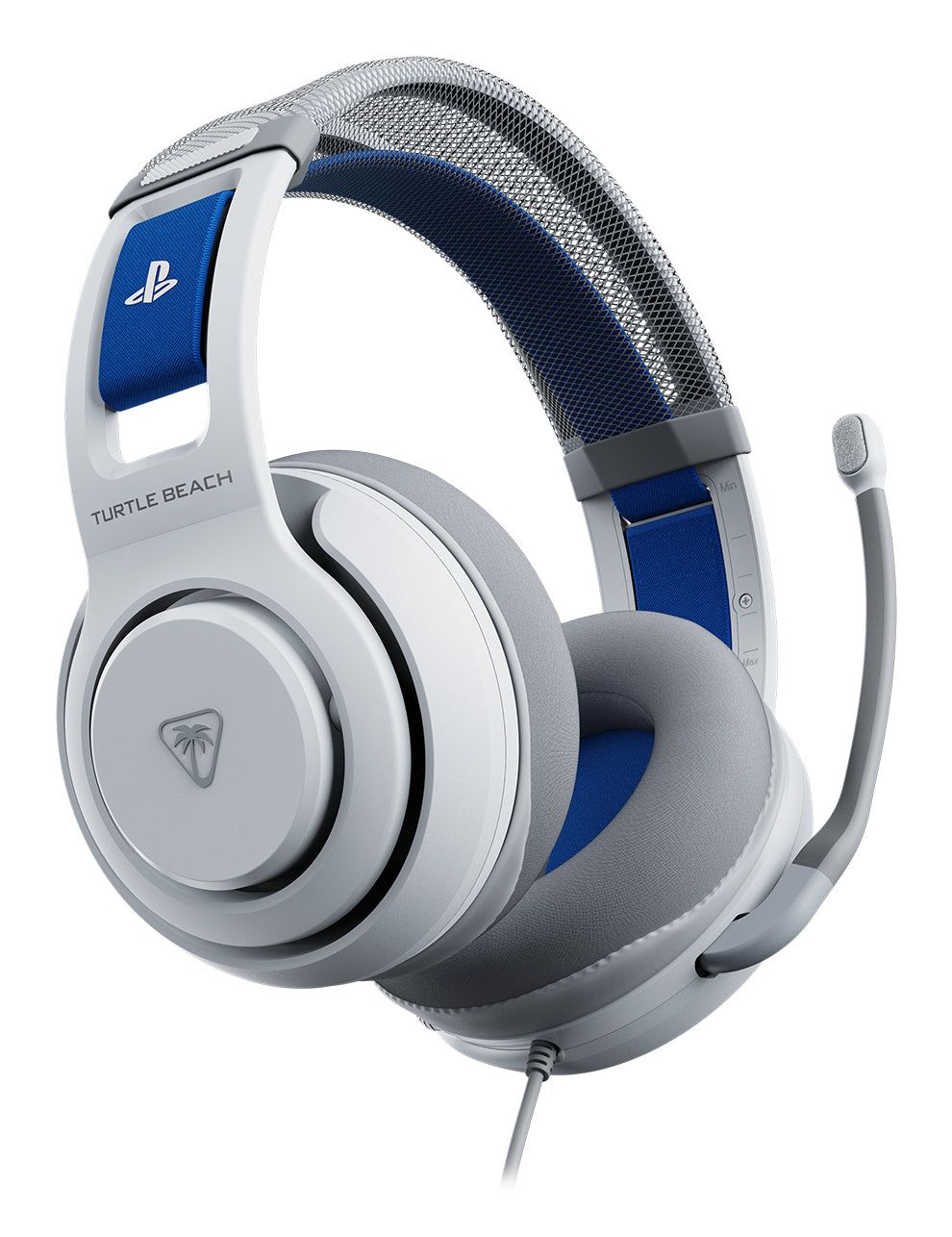 Turtle Beach Atlas 200 Wired Gaming Headset für PS5 and PS4 - offiziell lizenziert für PlayStation,Weiß