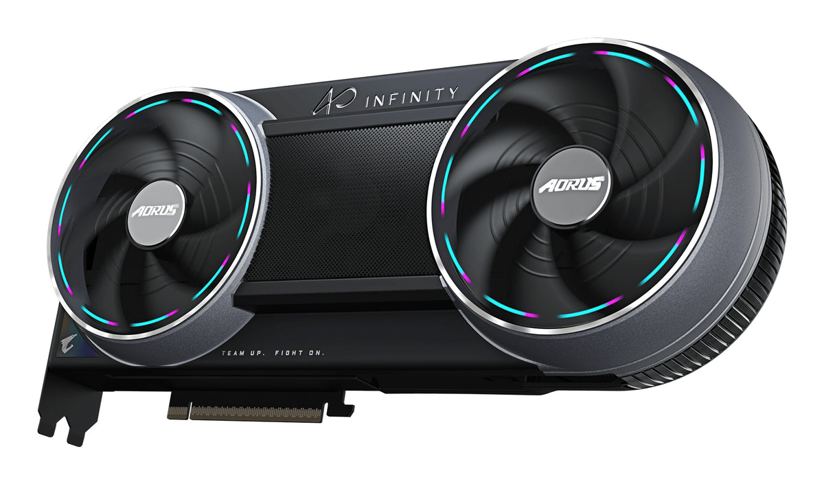 GIGABYTE AORUS GeForce RTX 5090 INFINITY 32G Grafikkarte – 32GB GDDR7, 512-bit, PCI-E 5.0, 2730 MHz Kern­takt, 3 × DP 2.1b, 1 × HDMI 2.1b, DLSS 4, GV-N5090AORUS IF-32GD