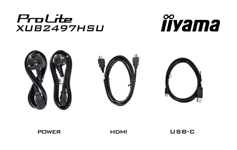 iiyama ProLite XUB2497HSN-B2 Computerbildschirm 60,5 cm (23.8") 1920 x 1080 Pixel Full HD LED Schwarz