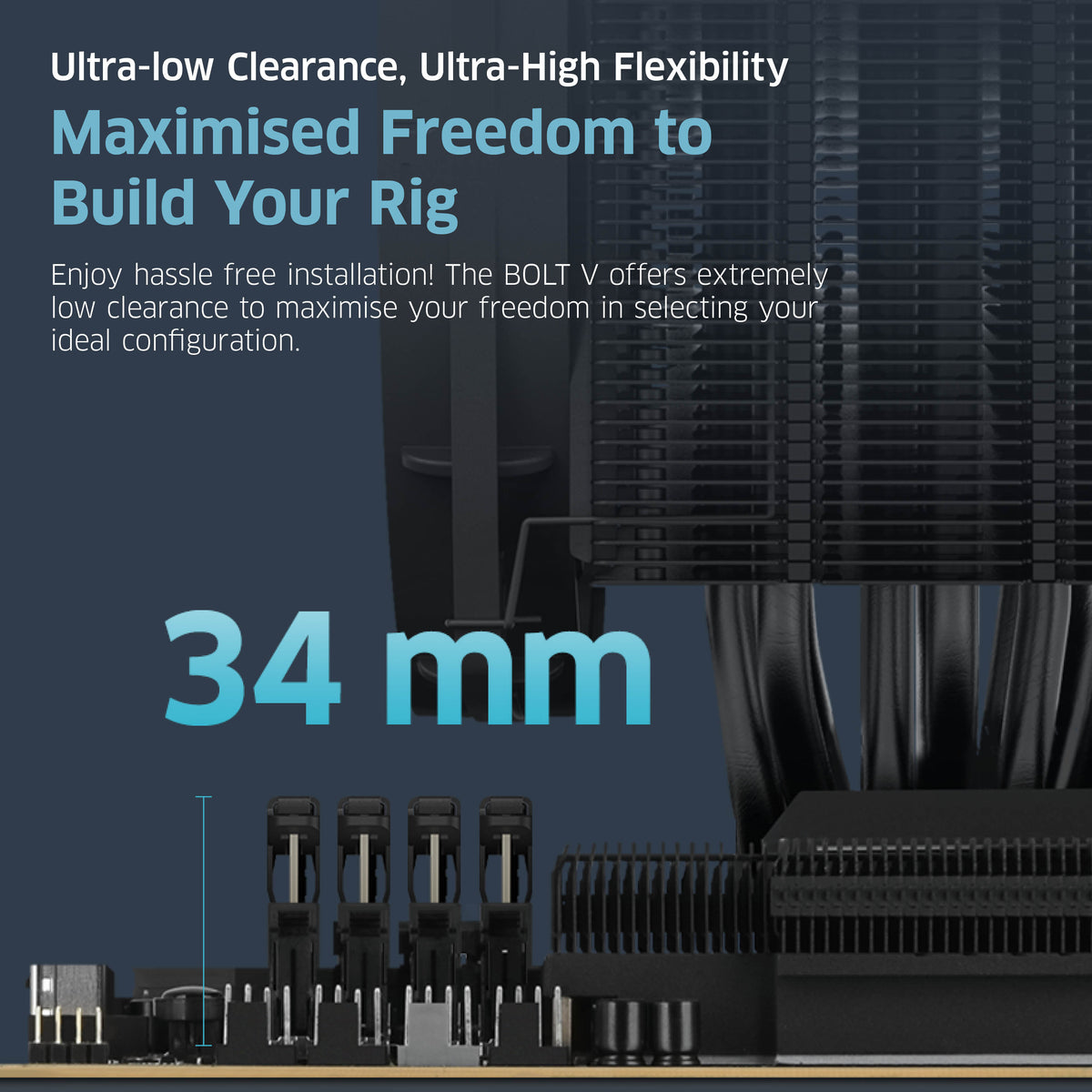 Klevv BOLT V 32GB (2x16GB) DDR5 Gaming RAM 6000MHz CL30 Memory Module Kit Speichermodul 288-pin DIMM