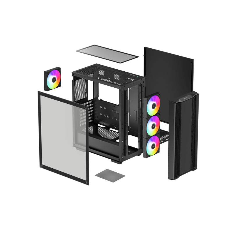 DeepCool CC560 ARGB V2 Midi Tower Schwarz