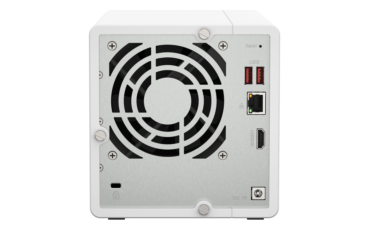 QNAP TS-364 NAS Tower Intel® Celeron® N5095 8 GB DDR4 0 TB QNAP Turbo System Weiß