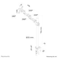 Neomounts FPMA-D935POLE70 Monitorarm 10-30"