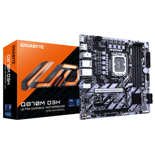 GIGABYTE Q870M D3H LGA1700 4xDDR4 4xSATA 3xM.2