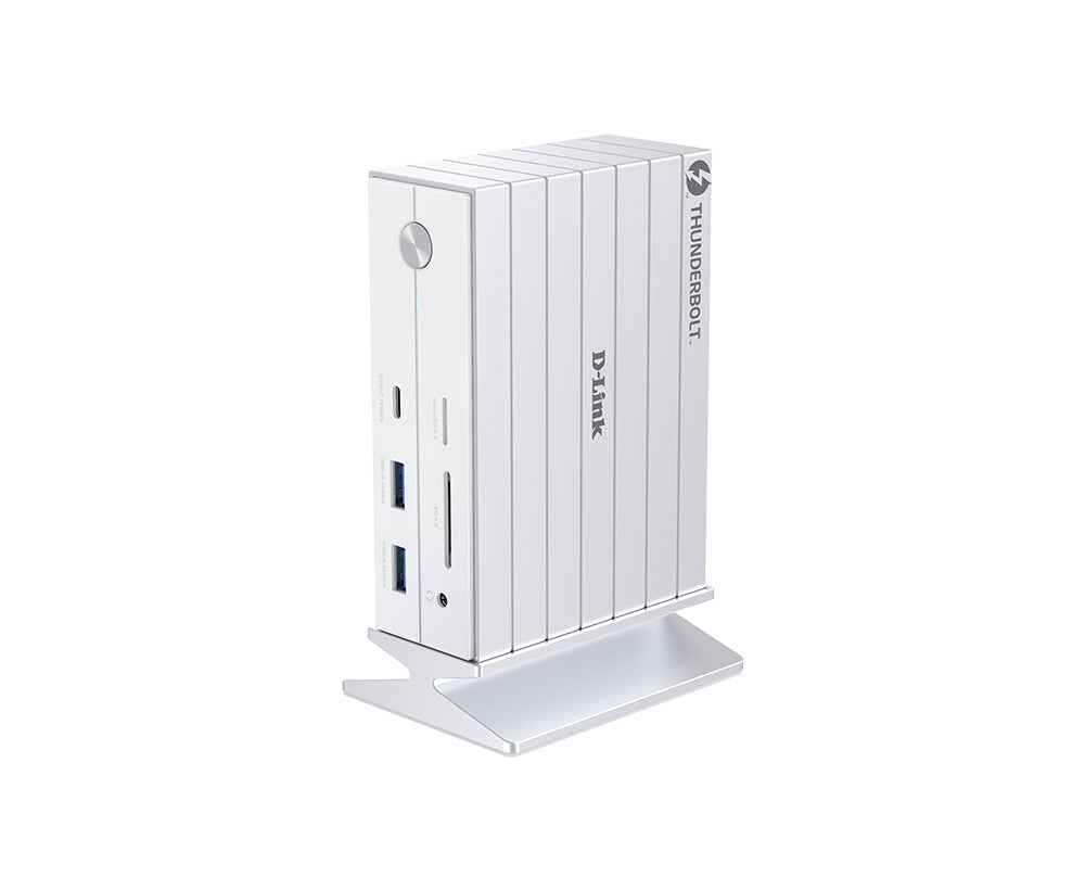 D-Link DUF-E01/E laptop-dockingstation & portreplikator Kabelgebunden Thunderbolt 4 Weiß
