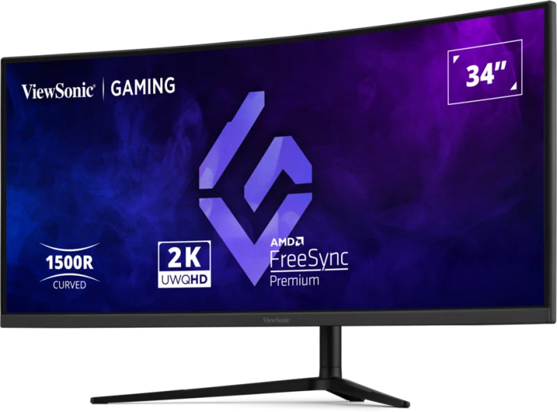 Viewsonic VX3418C-2K Computerbildschirm 86,4 cm (34") 3440 x 1440 Pixel UltraWide Quad HD Schwarz