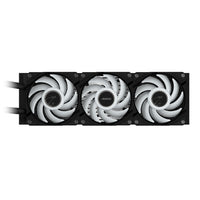 GIGABYTE AORUS WATERFORCE II 360 AIO Flüssigkeits-CPU-Kühler - 3x120mm ARGB-Lüfter, Schiebe-in-Verriegelungsmechanismus, DAISY-CHAIN, kompatibel mit Intel LGA 1851 und AMD AM5