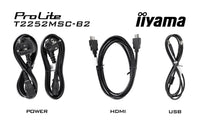 iiyama ProLite T2252MSC-B2 Computerbildschirm 54,6 cm (21.5") 1920 x 1080 Pixel Full HD LCD Touchscreen Schwarz
