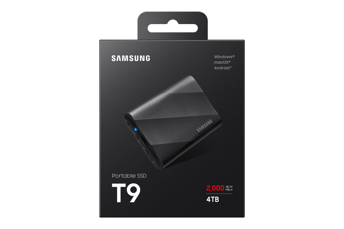 Samsung MU-PG4T0B 4 TB USB Typ-C USB 3.2 Gen 2x2 Schwarz