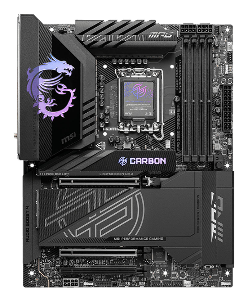 MSI MPG Z890 CARBON WIFI Motherboard Intel Z890 LGA 1851 (Socket V1) ATX