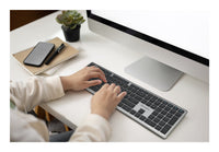 Kensington KB535 EQ Tastatur RF Wireless + Bluetooth Grau