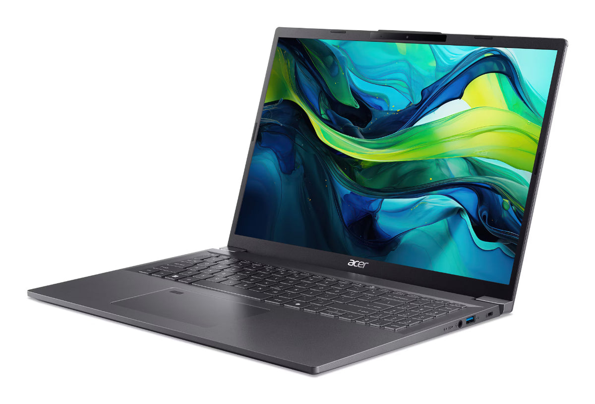 Acer Aspire 16 A16-71M-77HE Intel Core Ultra 7 155H Laptop 40,6 cm (16") WUXGA+ 16 GB LPDDR5x-SDRAM 512 GB SSD Wi-Fi 6 (802.11ax) Windows 11 Home Grau
